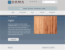 Tablet Screenshot of ormamacchine.it